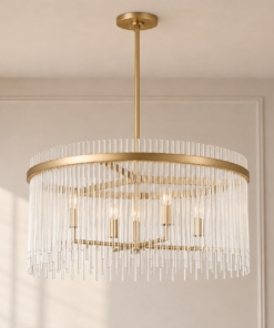 24-Inch 4-Light Chandelier by Drew and Jonathan