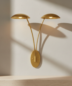 Glenn 40.25-Inch Two-Light LED Wall Sconce in Heritage Brass by Fredrick Ramond