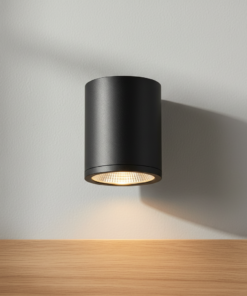 Alternative view of Nordic 5-Inch 15W Outdoor LED Cylinder Ceiling Mount Light