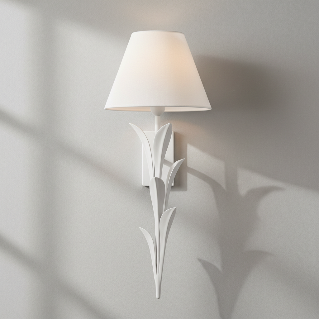 Provenz 20-Inch LED Tail Wall Sconce in Plaster White by Visual Comfort Signature